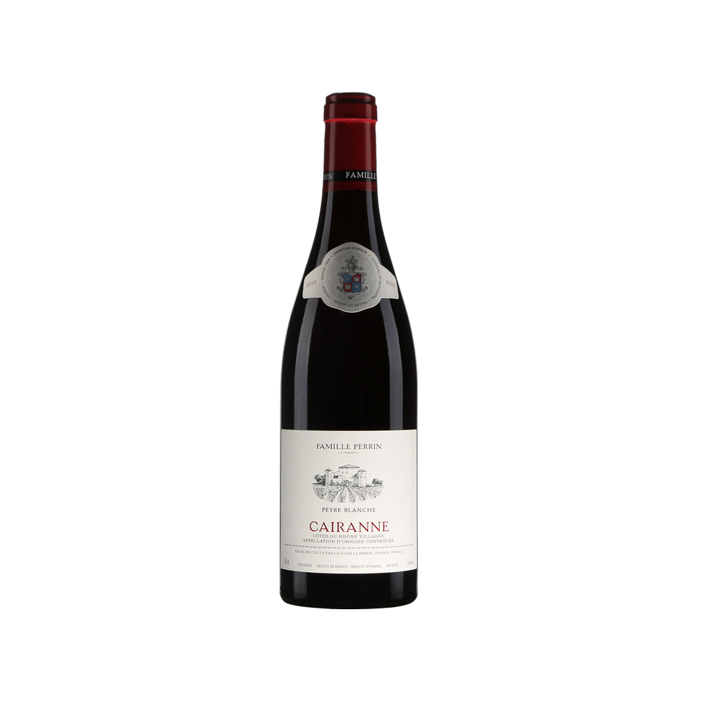 Rượu vang Pháp Famille Perrin Cairanne Peyre Blanche Rouge 2019